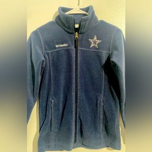Youth size Medium Columbia Dallas Cowboys zip up!